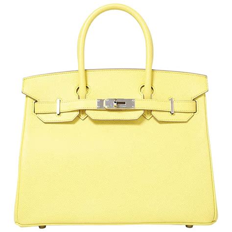 hermes birkin lemon yellow price